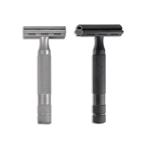 Rockwell Razor 6S Stainless Steel Safety Razor β Cukur Pria & Wanita, Razor Stainless Steel Ramah Li