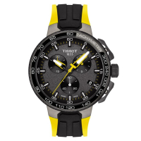 【TISSOT 天梭 官方授權】T-RACE環法特別款計時腕錶 女王節(T1114173744100)