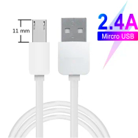 11 mm Long Micro USB Connector Charging Cable For Doogee S60 X20/X30/X10 X5/Max/Pro Shoot 2 Oukitel K10000/K3/C8 Charger Cabel