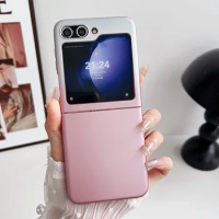 Electroplated Metal Texture Gradient Case for Samsung Galaxy Z Flip 5 Fashion Flip5 Protection Ultra Thin Skin Feel Cover