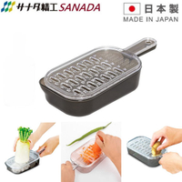 asdfkitty*日本製 SANADA透明粗細雙面3用磨泥器/研磨器-磨蘿蔔.蘋果.山藥.南瓜.蒜頭.副食品.薑