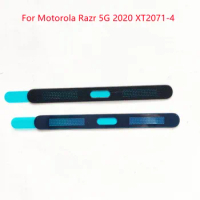 For Motorola Moto Razr 5G 2020 XT2071-4 G04-14 Phone Up &amp; Down Cover Front Frame Up and down speaker network Front Frame Flex