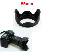 2pcs 55mm Flower Petal Lens Hood For Alpha canon nikon sony A35 A37 A55 A57 A65 Rebel T1i T2i T3i Minolta Olympus and etc