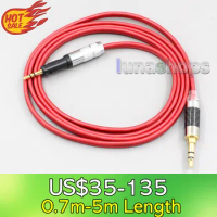 LN006690 4.4mm XLR 2.5mm 3.5mm 99% Pure PCOCC Earphone Cable For Audio Technica ATH-M50x ATH-M40x ATH-M70x