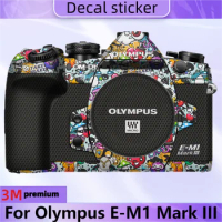 For Olympus E-M1 Mark III E-M1 M3 Anti-Scratch Camera Sticker Protective Film Body Protector Skin Cover E-M1 III OM-D Mark III
