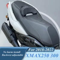 Modified motorcycle XMAX250 XMAX300 XMAX seat seats cushion pad mat with adjustable backrest for yamaha XMAX 300 2018-2022