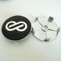 4pcs 68mm 64mm For ENKEI Car Wheel Hub Center Dust-proof Cap Covers 65mm Badge Stickers