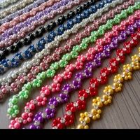 mutiara rangkai/ payet rangkai /25 cm