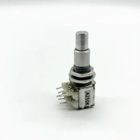 High Quality ALPHA Stacked Dual Concentric Potentiometer Pots No Center Detent Linear or Audio 25-500K Discount Made in Korea