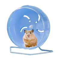 Hamster Running Wheel Hamster Wheels Dwarf Hamster Toys Quiet Spinner 5.5 Inch Silent Wheel With Stand Small Animal Toys For
