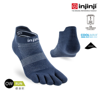【injinji】Run吸排五趾隱形襪NX (海軍藍) - NAA16 | COOLMAX 快乾襪 吸濕排汗 五趾襪 隱形襪 標準款