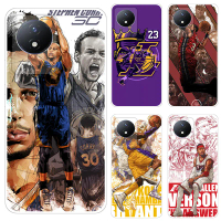 For เคส VIVO Y02 Y02A Y02T Soft Basketball Star การ์ตูน เคสซิลิโคน โทรศัพท์มือถือ Case