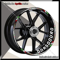 For Aprilia Dorsoduro 750 900 1200 Motorcycle Reflective Wheel Hub Sticker Rim Decal Stripe Tape Waterproof Accessories 17“