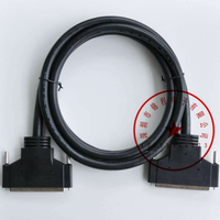 SCSI100pin歐式端子板端子臺SCSIDB型連接線接線板100P 數據線5米