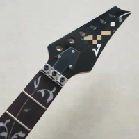 Ibanez Style Electric Guitar Neck Replacement 24 Fret Rosewood Fretboard inlay