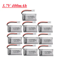 3.7V 400mAh 802035 Lipo Battery for X4 H107 H31 KY101 E33C E33 U816A V252 H6C RC Drone Spare Part 3.7v rechargeable Bateria