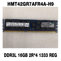 1PCS HMT42GR7AFR4A-H9 DDR3L 16GB 2R*4 1333 REG For SKhynix Server Memory