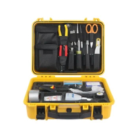 FCST210601 Assembly Basic Fiber Optic Tool Kit Fusion Splicing Toolkit for FTTH Network Installation with Fiber Cleaver &amp; Cutter