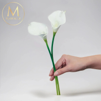 【Floral M】氣質仙女白蕊白海芋仿真花花材 （5入組）(人造花/塑膠花/假花/裝飾花)