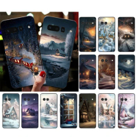 Winter Snow Nature House Phone Case For Google Pixel 7A 8 7 Pro 7 6A 6 Pro 5A 4A 3A Pixel 4 XL Pixel 5 6 4 3 3A XL Shell