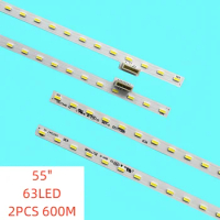 2pcs/set 600MM 63LED NEW LED Backlight Strip for SONY KDL-55W800B 550TA47 550TA46 V2 E150504 E88441