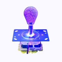 YDC Colorful Integrated Semi-elliptical Crystal Balltop Rocker Doll Gift Machine Arcade Games Machine Semi-oval Joystick