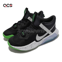 Nike 籃球鞋 Air Zoom Crossover GS 大童 女鞋 黑白 綠 氣墊 潑墨 DC5216-001
