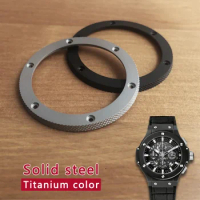 Matte steel watch bezel inserts for HUB Hublot Big Bang 44mm automatic man watch parts tools