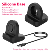 Universal Watch Charging Mount Stand Silicone Smart Sports Watch Charger Holder Accessories for Samsung Galaxy Watch4/4 Classic