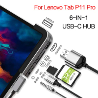 USB C HUB For iPad Pro 11 12.9 Accessories Type C USB 3.0 HDMI Card Reader 3.5mm Jack PD Adapter Dock USB-C Splitter Multi Port
