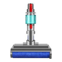 Electric Wet Dry Mopping Head for Dyson V7 V8 V10 V11 V15 Vacuum Cleaner, Automatic Cleaning Roller Brush for Hard Floor
