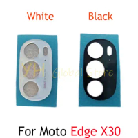 For Motorola Moto Edge X30 Rear Camera Lens Glass Cover With Adhesive Sticker Repair Parts