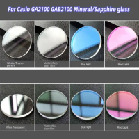 Watch Mineral Flat glass Crystal Sapphire glass For Casio GA2100 GAB2100 GA-2100 GA-B2100 mask lens Men repair parts accessories