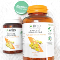 Dầu gan cá tuyết Arkopharma Huile De Foie De Morue A&D bổ sung omega 3 bổ mắt calicium canxid3