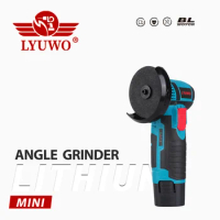 LYUWO Micro Angle Grinder, Filling Grinder for Diamond Cutting, Wireless Power Tool, 12V