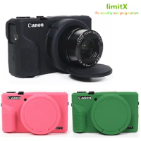 G7X3 G7X2 Silicone Armor Skin Case Camera Bag Body Cover Protective For Canon Powershot G7X Mark III II G7XIII G7XM3 G7XII G7XM2