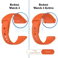 Strap Redmi Watch 3 Active / Watch 3 Xiaomi β Tali Jam Silikon Polos Soft Silicone Pin-and-Tuck Watc