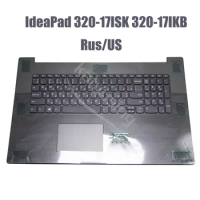 Brand New US RU Latin Spanish Keyboard Topcase for Lenovo IdeaPad 320-17ISK 320-17IKB Parmrest Touchpad