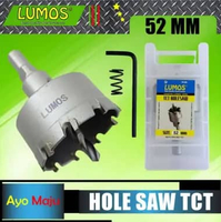 Hole Saw TCT LUMOS 52mm / HoleSaw Besi 52mm / Mata Bor Besi 52 mm TCT