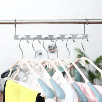 Multifunctional Clothing Organizer Space Saver Cloth Hook Clothes Rack Magic Hangers Metal Cloth Hanger Clothes Hanging