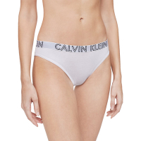 Calvin Klein 女內褲 高彈力棉質寬版腰帶 丁字褲/隱形內褲/CK內褲-白色