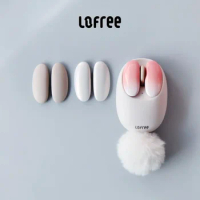 Lofree Small Flap Bluetooth Wireless Mouse Girl Air Mouse for Computer Mini Pc Game Mice Gaming Laptop Accessories Diy Deskto
