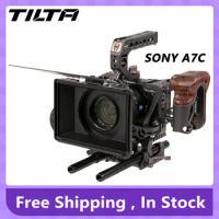 TILTA SONY A7C TA-T19-C-G Full Camera Cage for Sony A7C Wooden Handel Kit TILTA SONY A7C