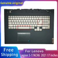 New For Lenovo Legion 5-17ACH6 2021 Y7000 R7000 17 inches;Replacemen Laptop Accessories Palmrest With LOGO Blue