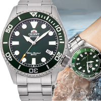 ORIENT 東方錶 綠水鬼200米潛水機械腕錶-43.3mm RA-AC0K02E