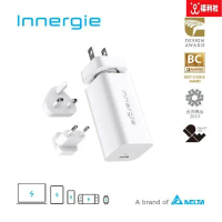 Innergie 台達電 60C Pro 國際版 USB-C 萬用充電器 附萬國轉接頭 (有附線)