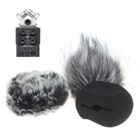 1Pc Foam Mic Wind Cover Furry Windscreen Muff For ZOOM H5 H6 Recorder Microphone