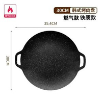 麥飯石烤盤不粘烤盤 戶外燒烤盤卡式爐烤肉盤煎烤盤鐵板燒烤肉鑊 網紅 小紅書  爆款 東莞倉現貨直發