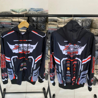 jaket racing/jaket racing 2 stroke PIONERR RACING full printing pria wanita motif terbaru size L XL