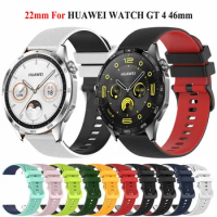 For Huawei Watch GT4 46mm Watchband 22mm Silicone Strap Bracelet For Huawei Watch 4 GT 2 GT 3 Pro 46mm SE Smartwatch Wristband